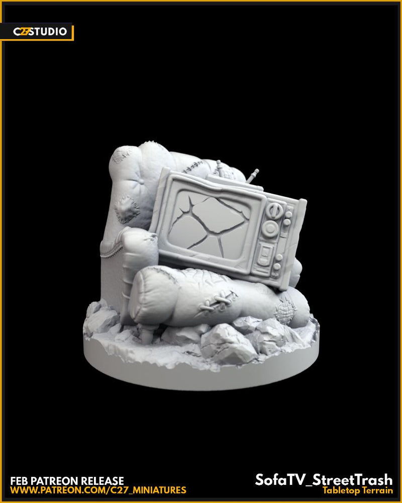 Ground Zero Scenery Set | Modern Tabletop Scenery | C27 Studio