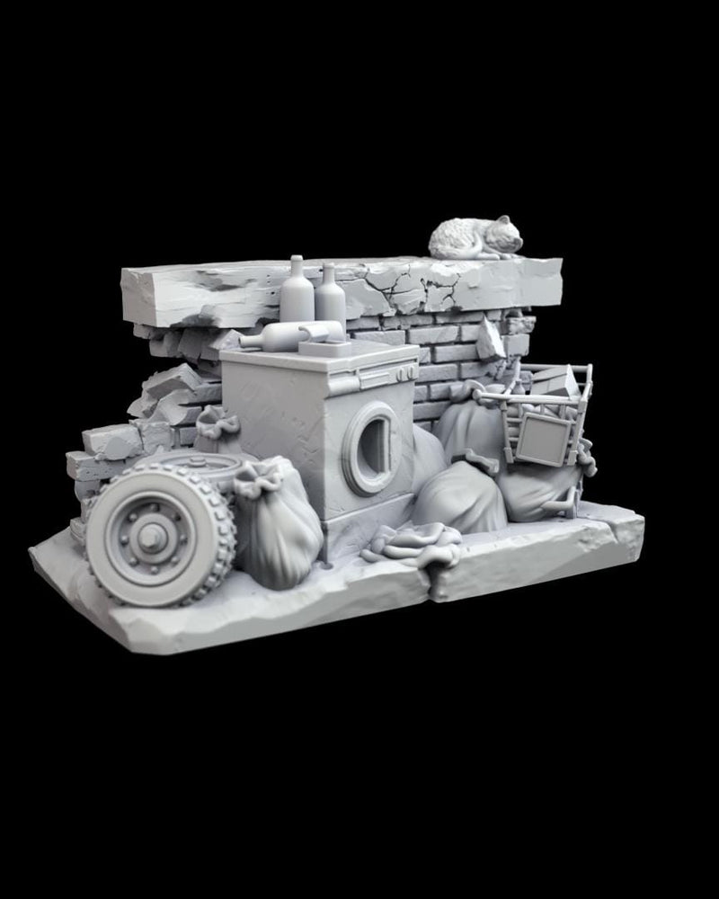 Ground Zero Scenery Set | Modern Tabletop Scenery | C27 Studio