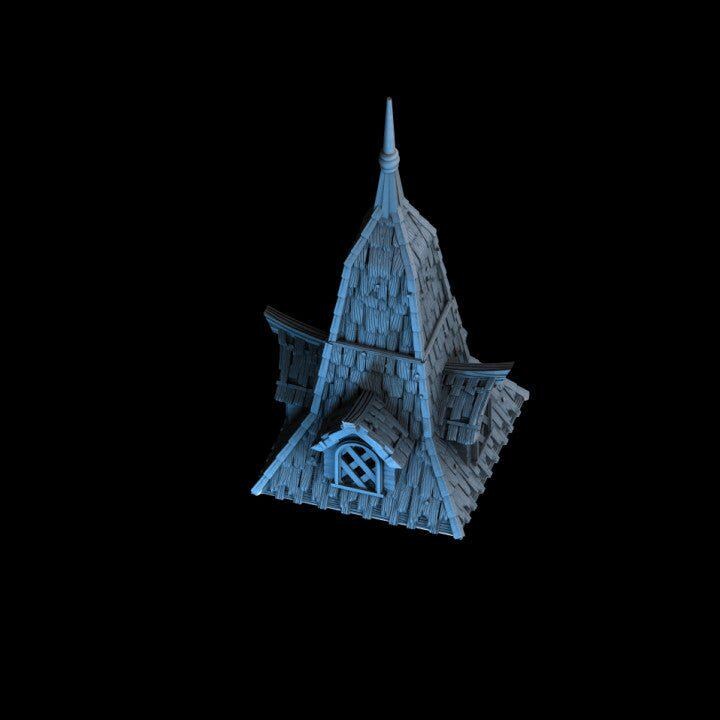 Ruined Cloister 28mm DND Terrain | Tabletop Wargaming Scenery for Mordheim, Frostgrave & RPG | Unpainted 3D Printed