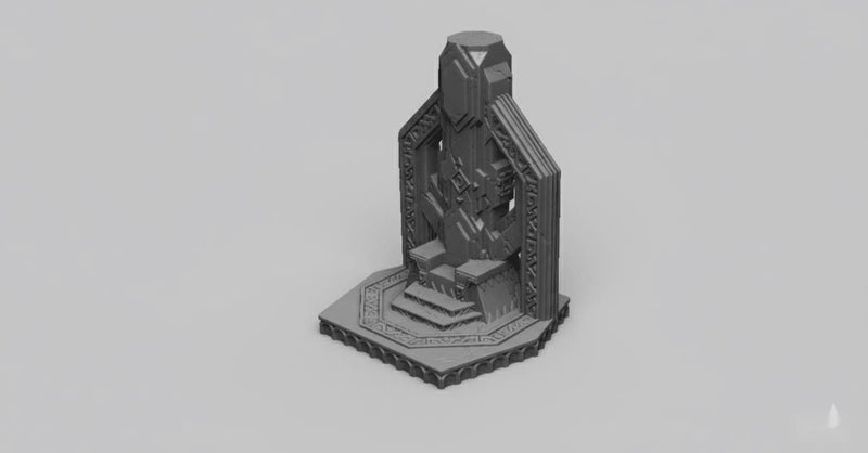 Dwarven Throne 28mm DND Scatter Terrain Set B | Tabletop Wargaming Scenery for Warhammer & RPG | 3D Printed