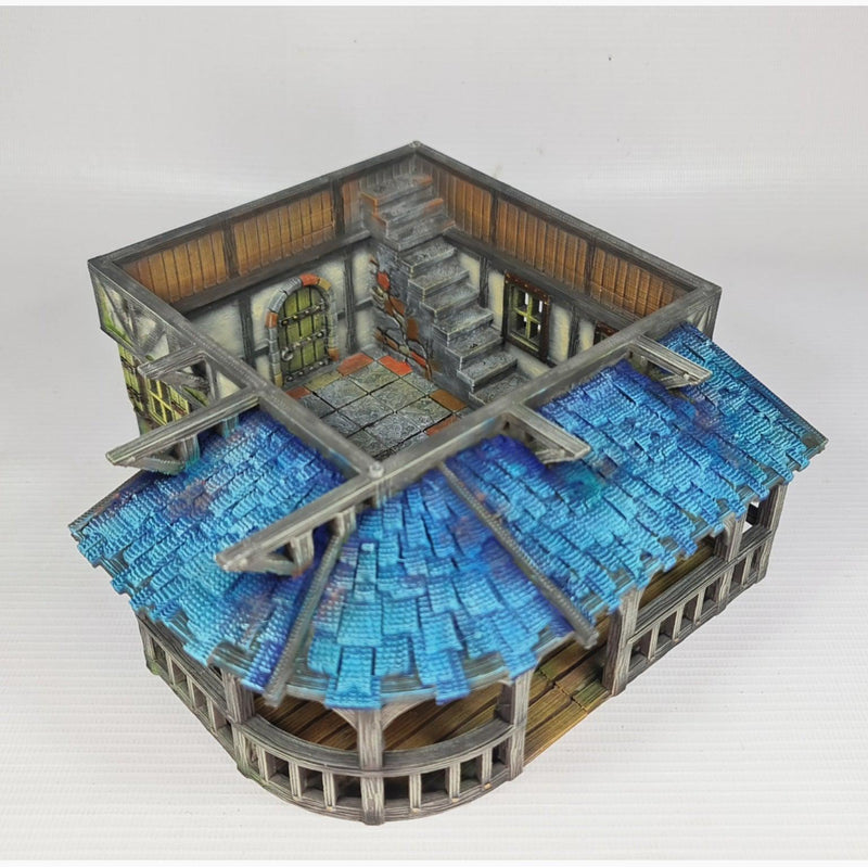 Cobalt Dragon 28mm DND Miniature | Tabletop Wargaming RPG Monster for Warhammer, Frostgrave & Pathfinder | 3D Printed
