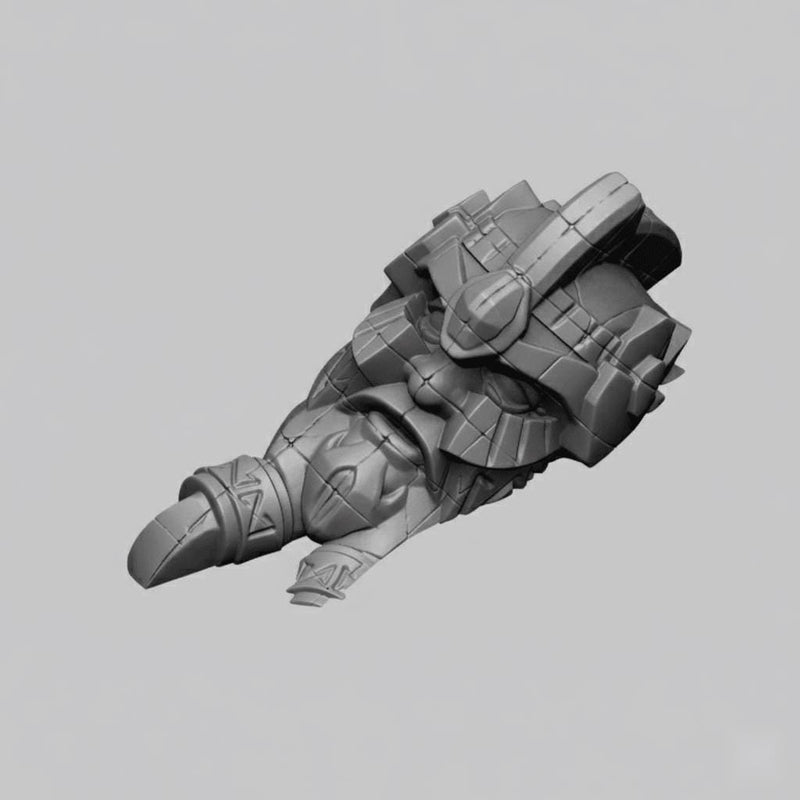 Dwarven Statue Head 28mm DND Scatter Terrain | Tabletop Wargaming Scenery for Warhammer & RPG | 3D Printed