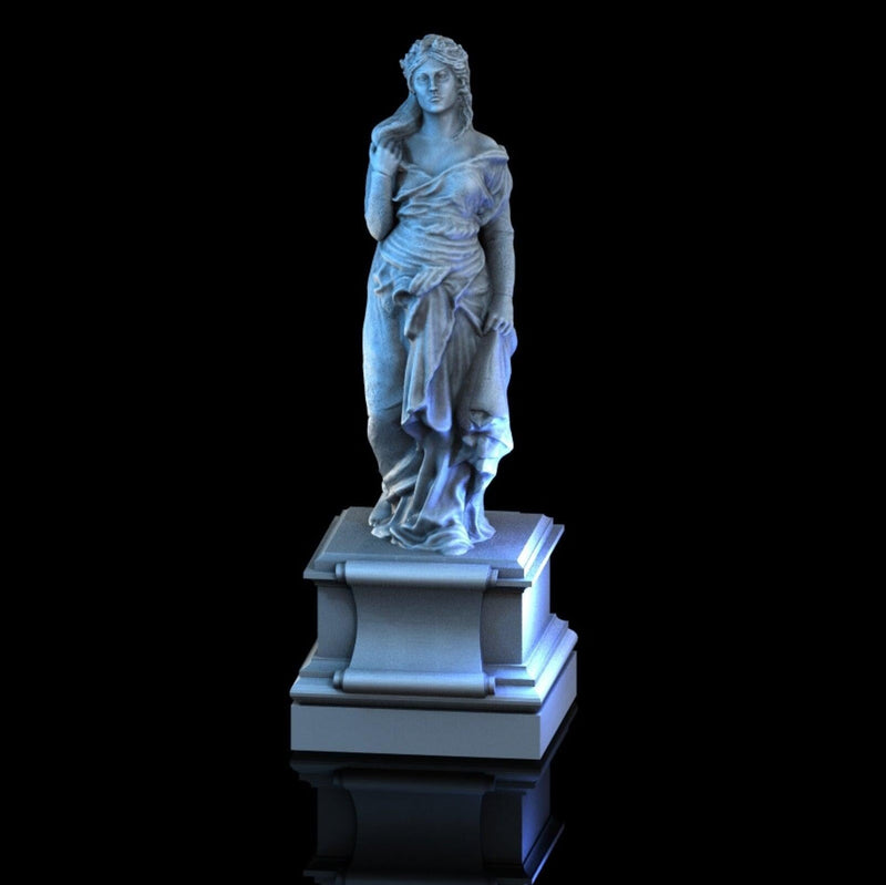 Daughter of Spring Statue 28mm DND Scatter Terrain | Tabletop Wargaming Scenery for Warhammer & RPG | 3D Printed