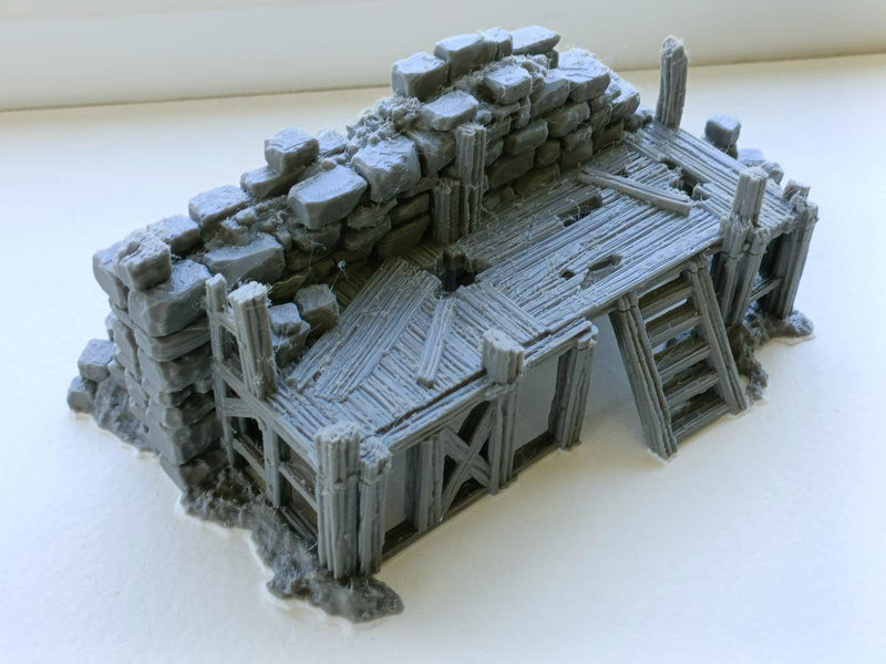 Rubble Barricades 28mm DND Scatter Terrain | Tabletop Wargaming Cover for Mordheim, Frostgrave & RPG | 3D Printed