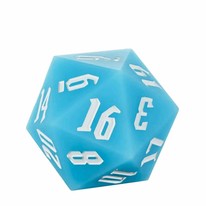 Jester's Bounce | Silicone D20 | Single Dice | Blue
