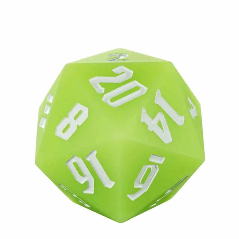 Jester's Bounce | Silicone D20 | Single Dice | Green