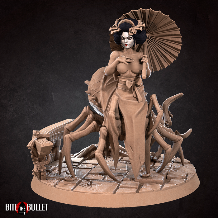 Jorogumo (Umbrella) | Japanese Bullet Town | Fantasy Miniature | Bite the Bullet