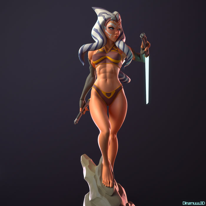 Apprentice | Pin-Up Statue Fan Art Miniature Unpainted | Dinamuu3D