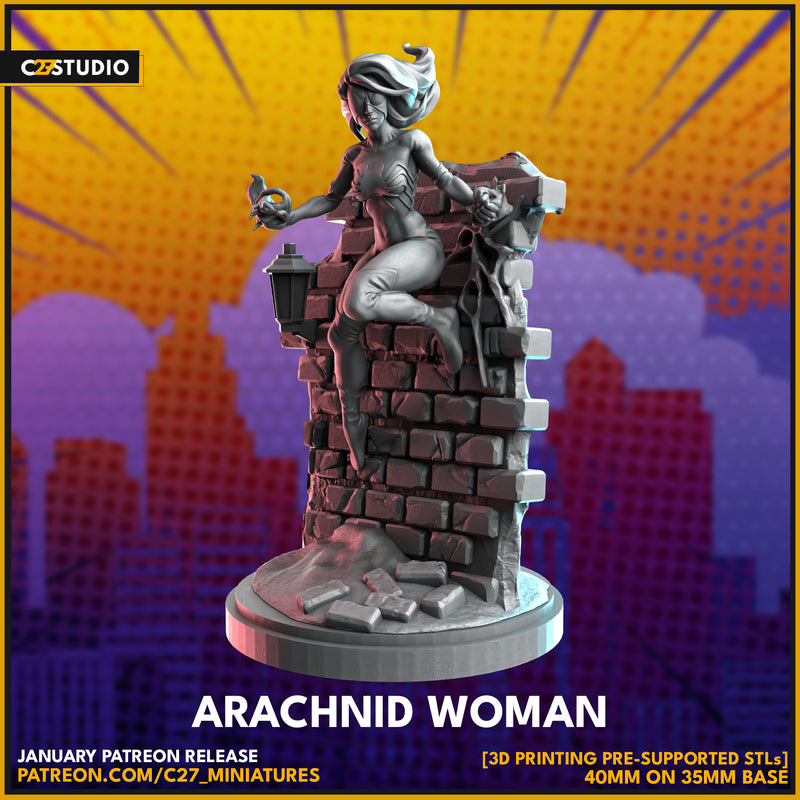 Arachnid Woman | Heroes | Sci-Fi Miniature | C27 Studio