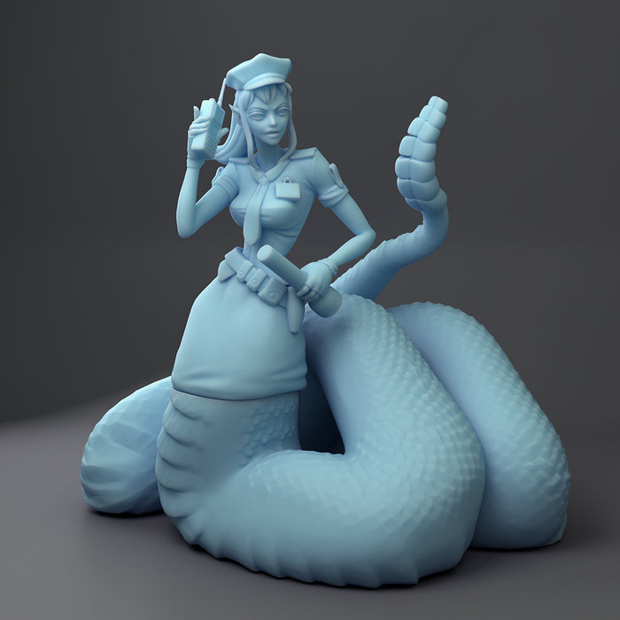 Gorgon Security Guard Serpenta B | Fantasy Office | Twin Goddess Miniatures