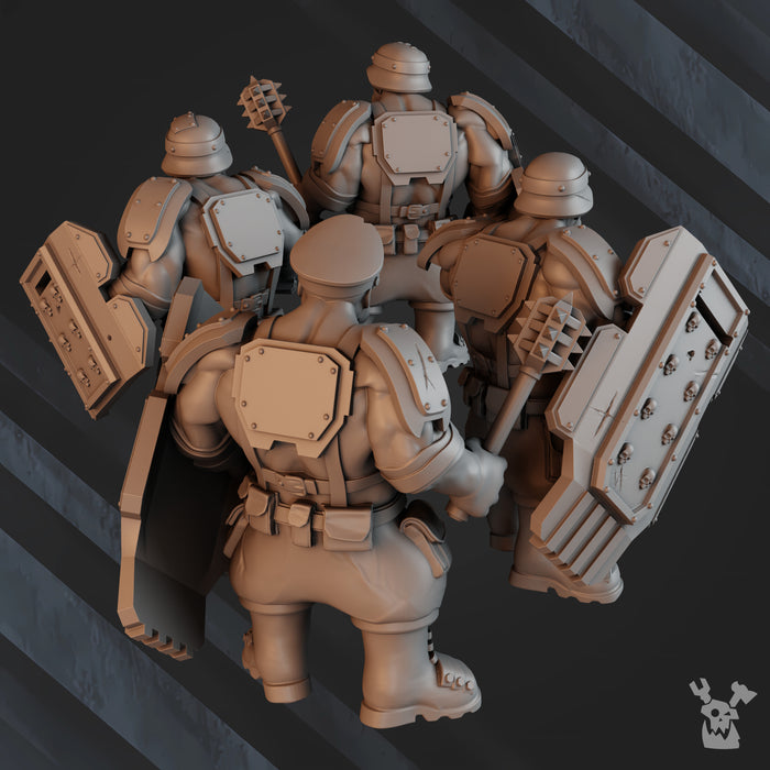 Leon the Felsen's Squad Miniatures | Imperial Soldiers | Grimdark Miniature | DakkaDakka