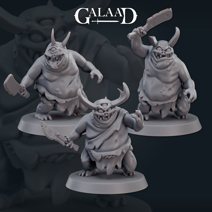 Witches & Little Monster Miniatures (Full Set) | Fantasy Miniature | Galaad Miniatures