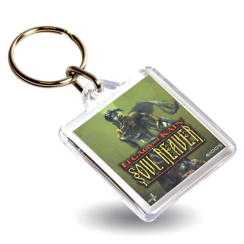 Retro Gaming Box Art Keyring - Gen VI DC Console Style
