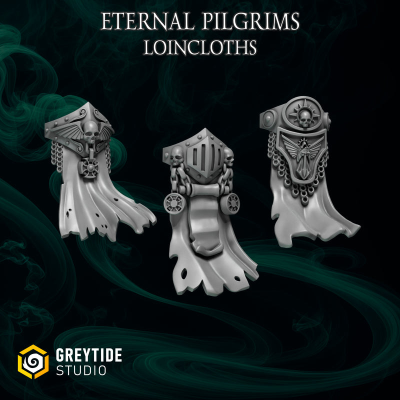 Big Warrior Loin Cloths | Eternal Pilgrims | Conversion Bits For 28mm 32mm Sci-fi Marines