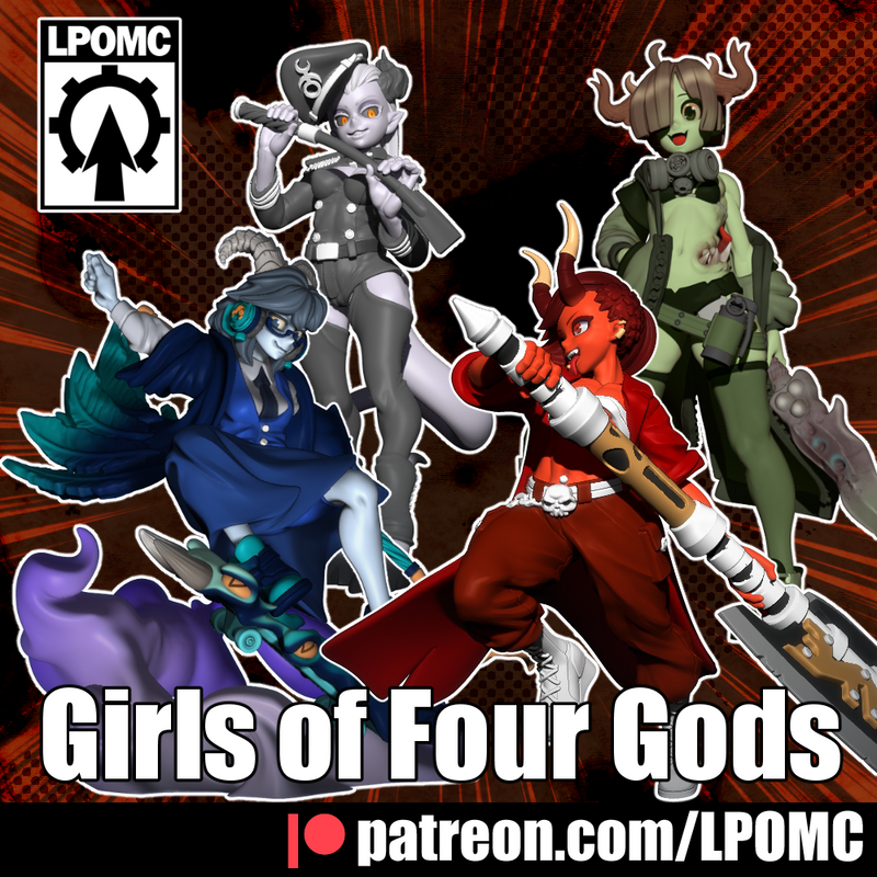 Girls of Four Gods Miniatures | The Crownbreaker | LPOMC