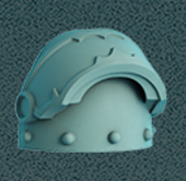 10x Space Warrior Pauldron M | Scylla Legion | DakkaDakka | Sci-Fi Grimdark Custom Bitz Wargaming Miniatures 28mm 32mm