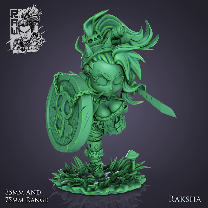 Goblin Fighter Raksha | Team Gobettes | Ronin Arts Workshop