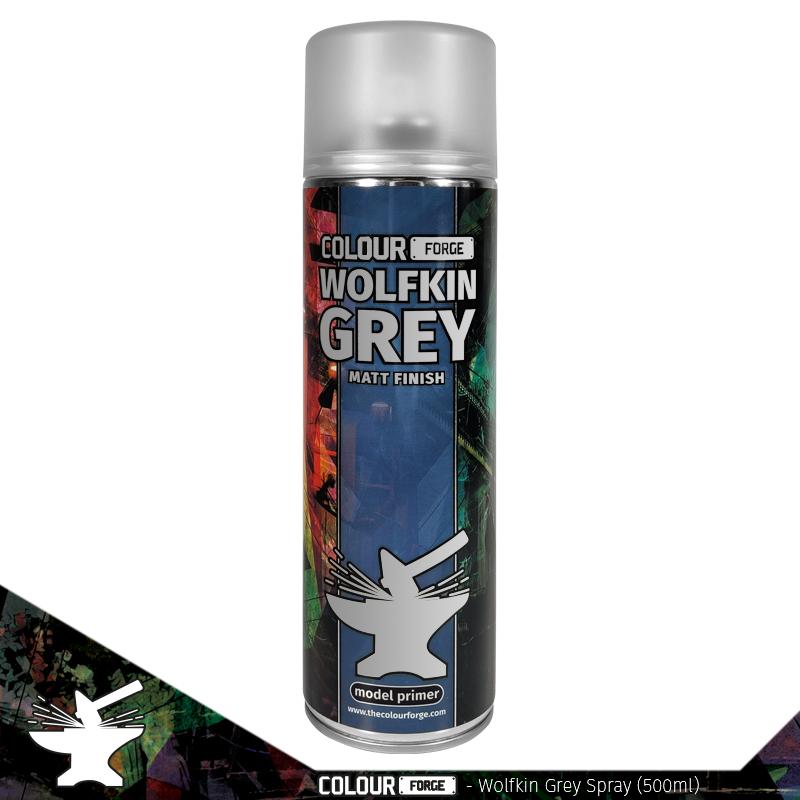 Wolfkin Grey | Colour Forge | 500ml Matt Spray Primer