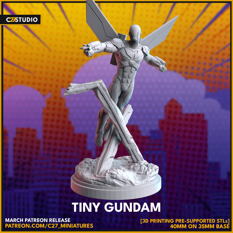 Tiny Gundam | Heroes | Sci-Fi Miniature | C27 Studio