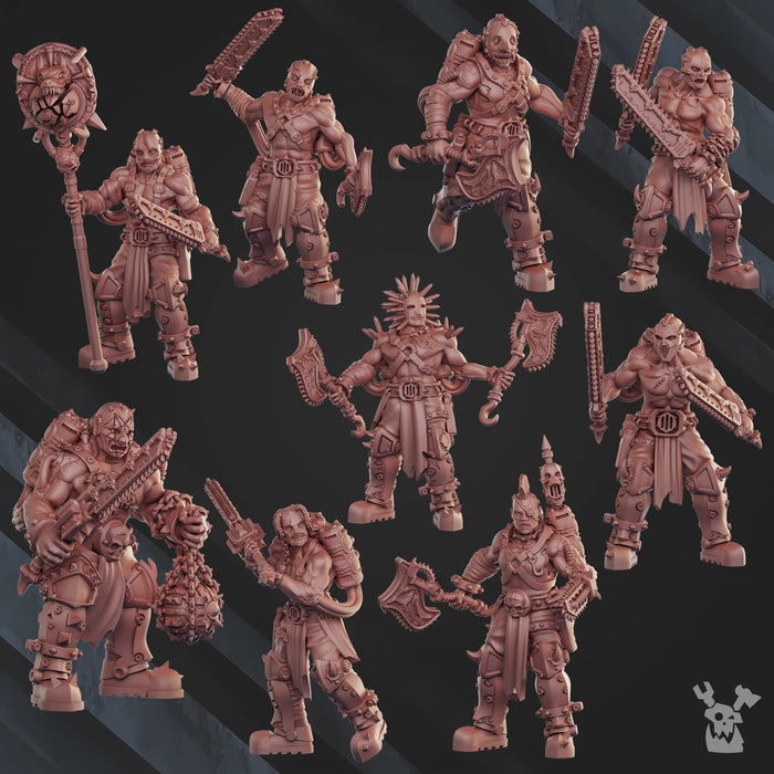 Mad Hyenas Squad Miniatures | Heretics | Grimdark Miniature | DakkaDakka