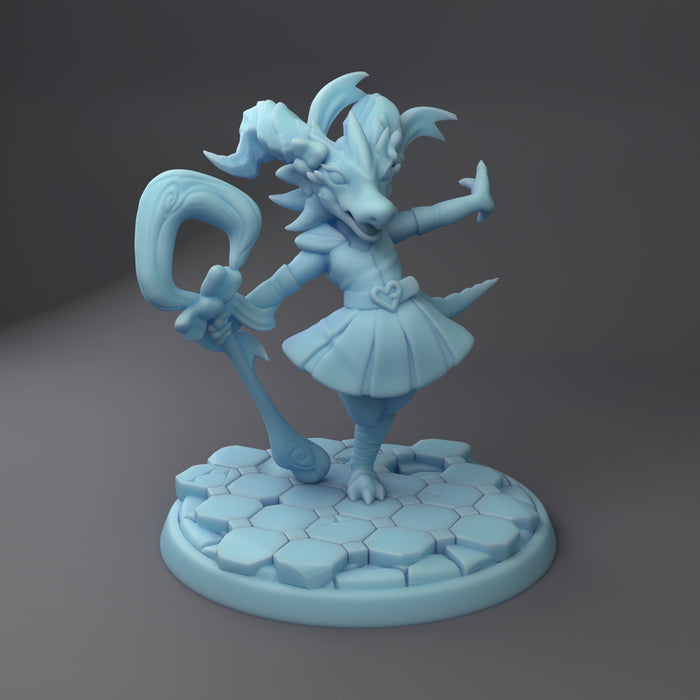 Kobold Sailor Toril | Magical Girl | Fantasy Miniature | Twin Goddess Miniatures