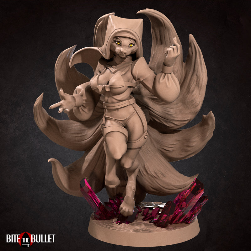 Tailed Fox Mahrian Pin-Up | Foxfolk | Bite the Bullet