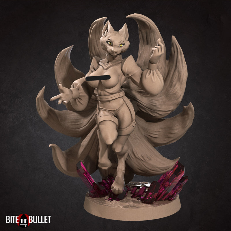 Tailed Fox Mahrian Pin-Up | Foxfolk | Bite the Bullet