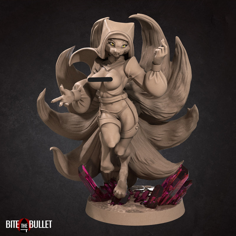 Tailed Fox Mahrian Pin-Up | Foxfolk | Bite the Bullet