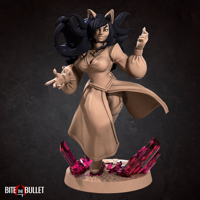 Tailed Maid Mahrian Pin-Up | Foxfolk | Bite the Bullet