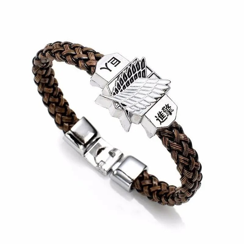 Anime Giant Hunter Scout Regiment Woven Style Bracelet