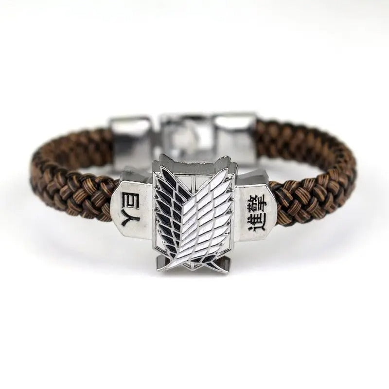 Anime Giant Hunter Scout Regiment Woven Style Bracelet
