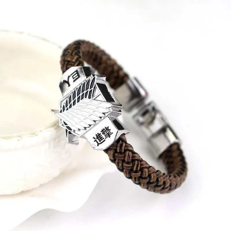Anime Giant Hunter Scout Regiment Woven Style Bracelet