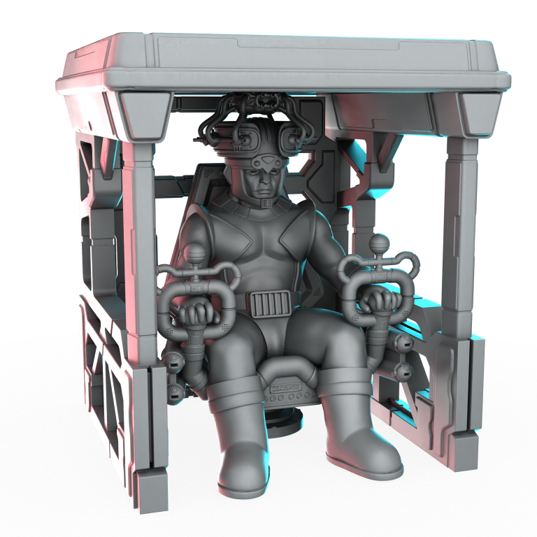 Masterforge Hangar | Terrain | Sci-Fi Miniature | C27 Studio