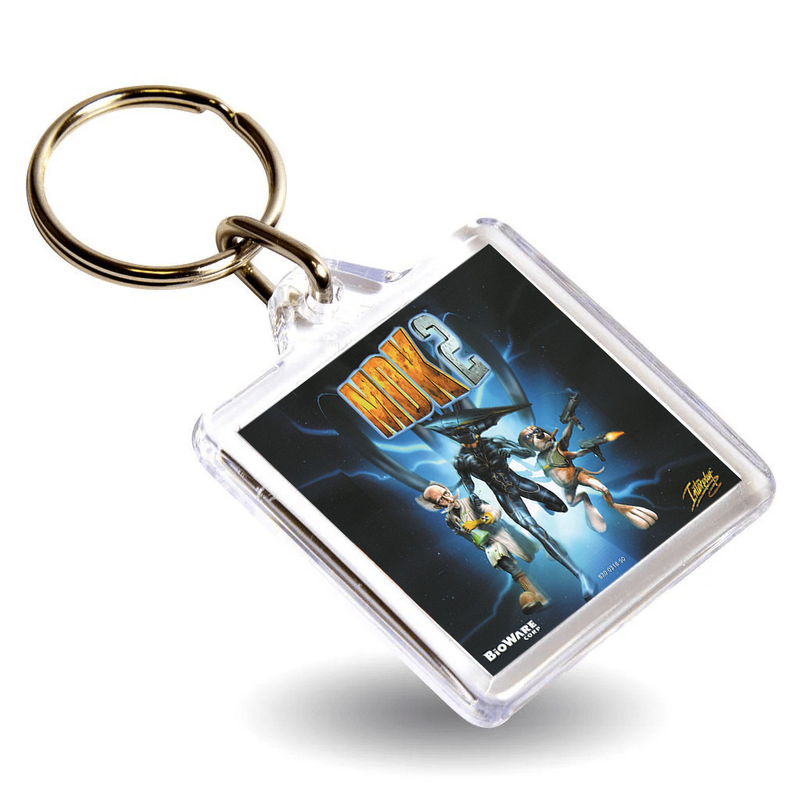 Retro Gaming Box Art Keyring - Gen VI DC Console Style