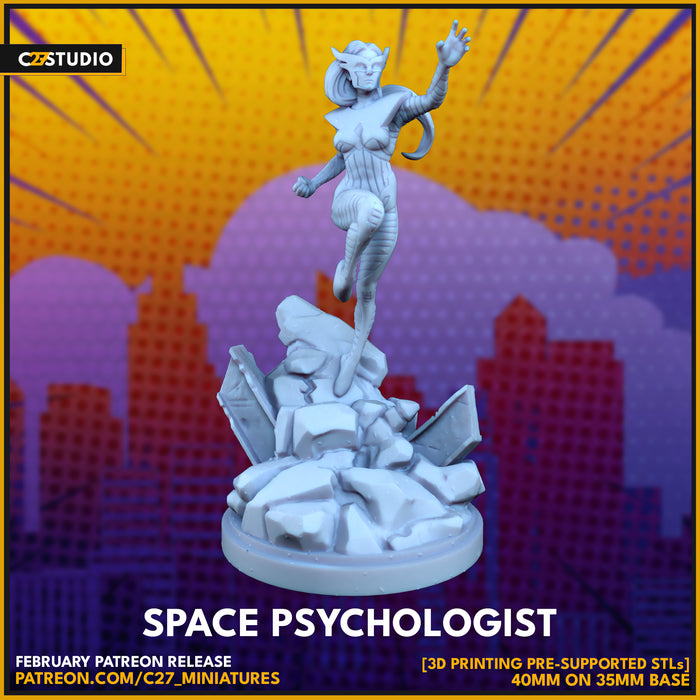 Space Psychologist | Heroes | Sci-Fi Miniature | C27 Studio