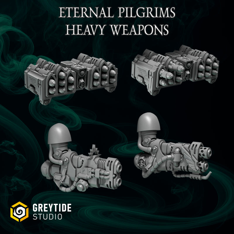 Big Warrior Ranged Weapons | Eternal Pilgrims | Conversion Bits For 28mm 32mm Sci-fi Marines