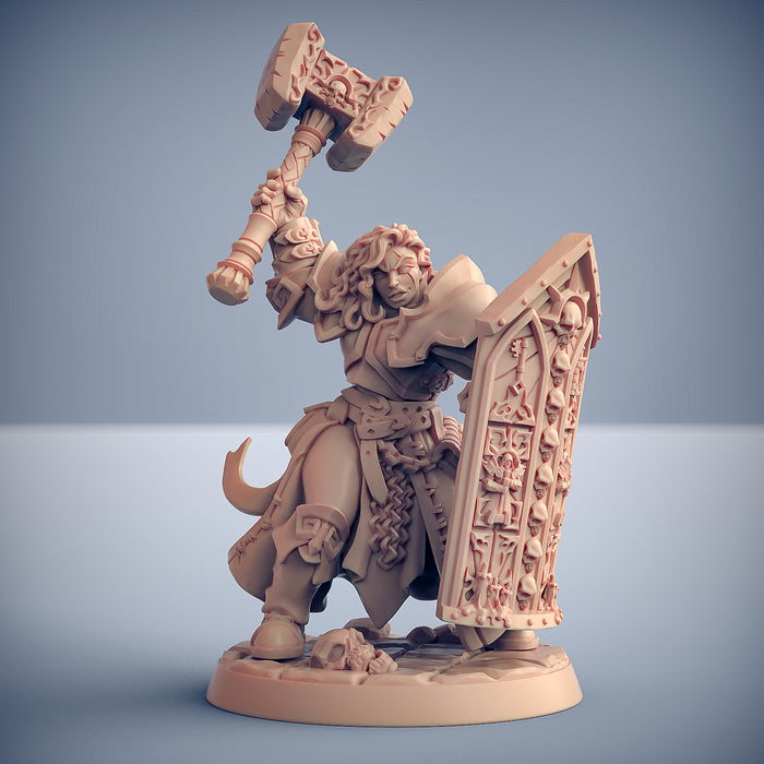 Knight Templar F | Requiem Brotherhood | Fantasy D&D Miniature | Artisan Guild