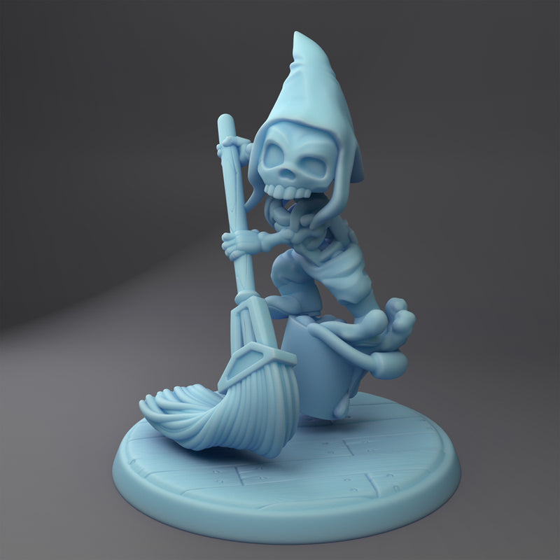 Undead Gnome Moppy | Tavern Miniature | Twin Goddess Miniatures