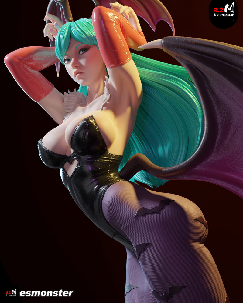 Morri | Pin-Up Statue Fan Art Miniature Unpainted | E.S Monster