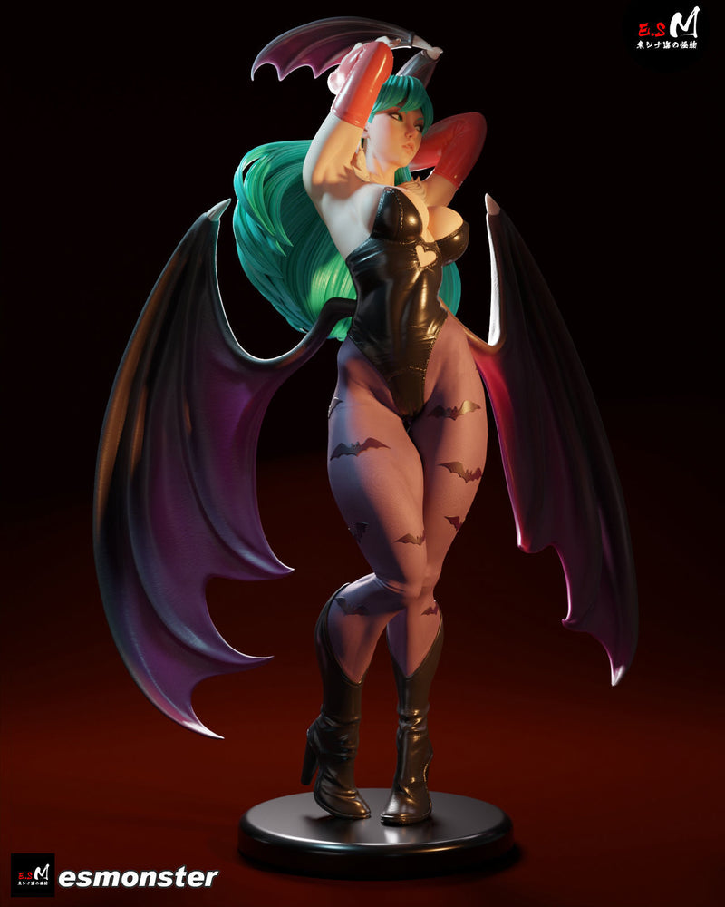 Morri | Pin-Up Statue Fan Art Miniature Unpainted | E.S Monster