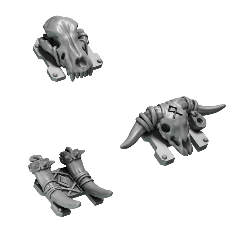 Bike Pack Primal Hounds Conversion Bits For 28mm 32mm Sci-fi Space Knights