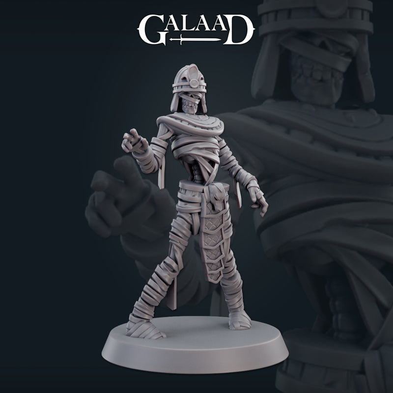 Mummies & Egyptian Fighter Miniatures | Fantasy Miniature | Galaad Miniatures