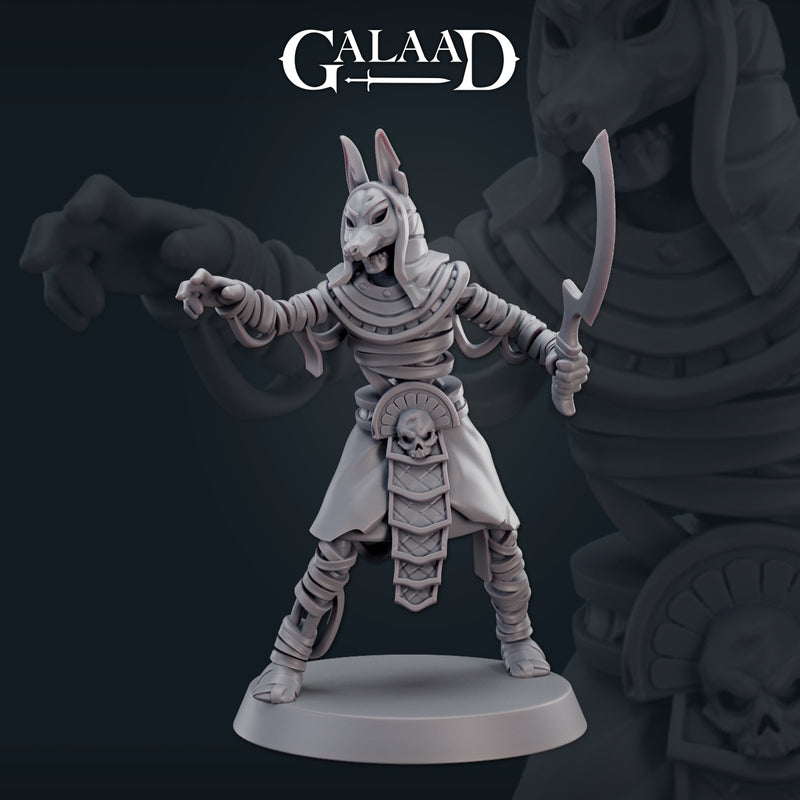 Mummies & Egyptian Fighter Miniatures | Fantasy Miniature | Galaad Miniatures