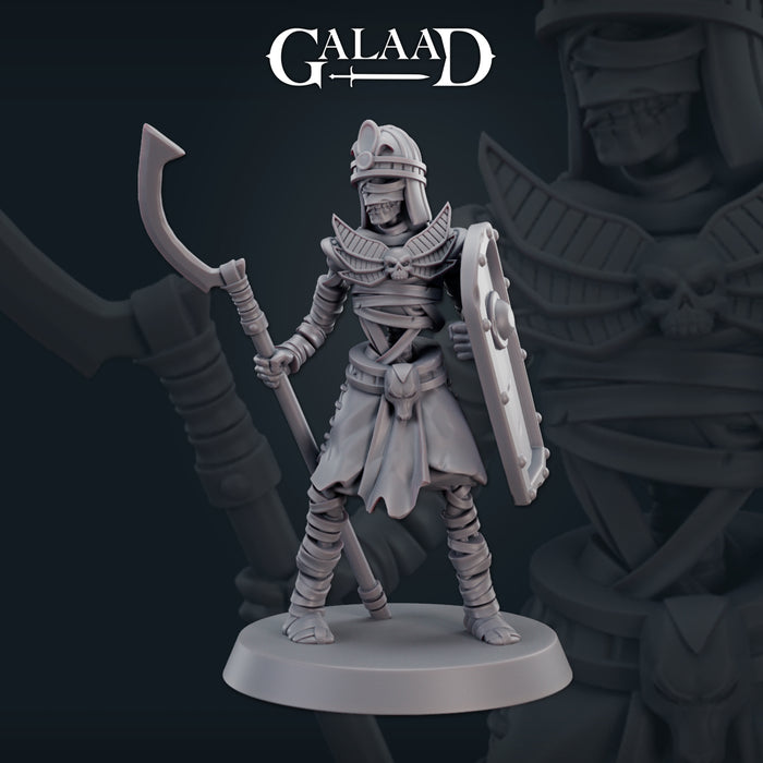 Mummy D | Mummies & Egyptian Fighters | Fantasy Miniature | Galaad Miniatures