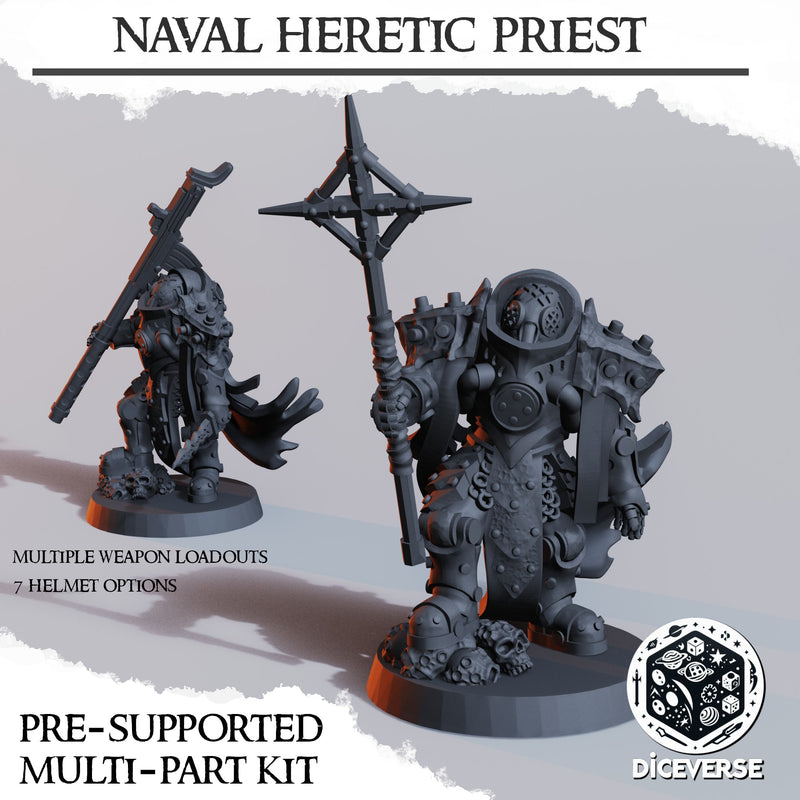 Naval Heretic Priest | Trench Grimdark | Diceverse