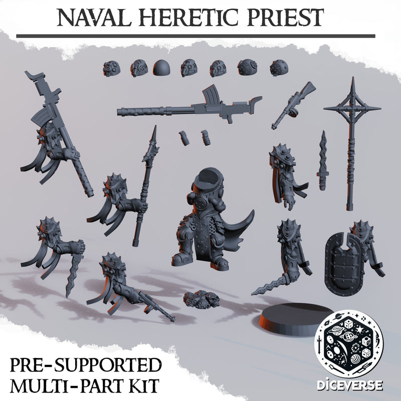 Naval Heretic Priest | Trench Grimdark | Diceverse
