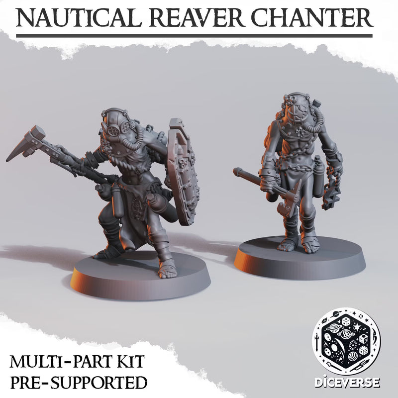 Nautical Reaver Chanter Miniatures | Trench Grimdark | Diceverse