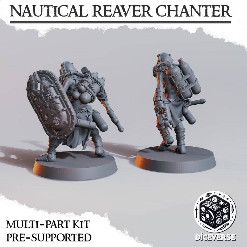 Nautical Reaver Chanter Miniatures | Trench Grimdark | Diceverse