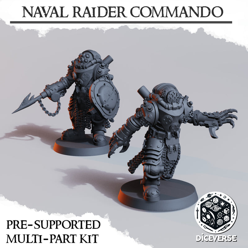 Naval Heretic Anointed Miniatures | Trench Grimdark | Diceverse