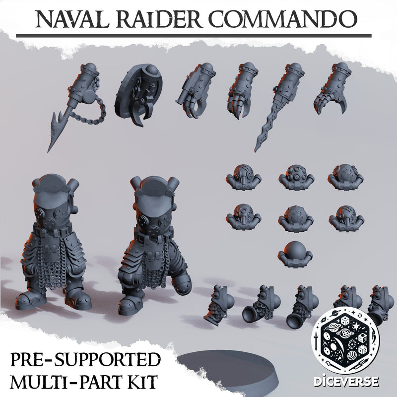 Naval Heretic Anointed Miniatures | Trench Grimdark | Diceverse